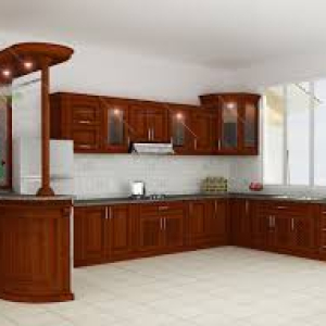Kệ bếp gỗ 11