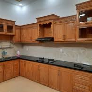 Kệ bếp gỗ 8