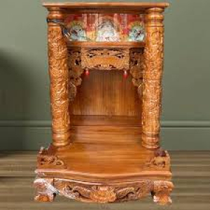 Tủ gỗ thờ ông địa 13